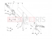 PIAGGIO Zip 50 4T 25 Km/h Handlebars - Master cil.