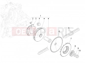 Driving pulley - Piaggio Zip 50 4T 25 Km/h 2020