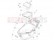 Helmet huosing - Undersaddle - Piaggio Zip 50 4T 25 Km/h 2020