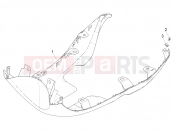 Side cover - Spoiler - Piaggio Zip 50 4T 25 Km/h 2020