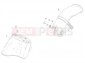 Wheel huosing - Mudguard - Piaggio Zip 50 4T 25 Km/h 2020