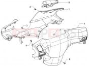 PIAGGIO Zip 50 4T 25 Km/h Handlebars coverages