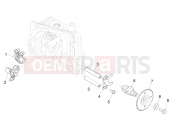 PIAGGIO Zip 50 4T 25 Km/h Rocking levers support unit