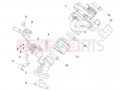 PIAGGIO Zip 50 4T Throttle body - Injector - Induction joint