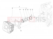 PIAGGIO Zip 50 4T Cylinder-piston-wrist pin unit