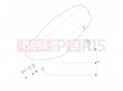PIAGGIO Zip 50 4T Saddle/seats