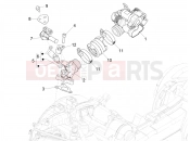 PIAGGIO Zip 50 4T Throttle body - Injector - Induction joint