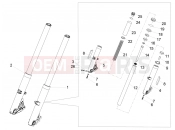 Front fork Kaifa - Motoguzzi Eldorado 1400 ABS (APAC) 2017