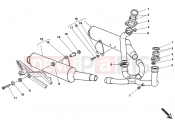 DUCATI 2003 Monster 400 EXHAUST SYSTEM » EXHAUST SYSTEM