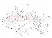 MOTOGUZZI V9 Bobber 850 Exhaust pipe