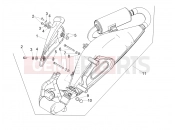 Exhaust pipe - Aprilia SR 50 R 2021