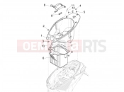 Helmet huosing - Undersaddle - Piaggio 1 Moped 25Km/h 2021
