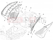 Side cover - Spoiler - Piaggio 1 Moped 25Km/h 2021