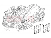 Engine assembly - Piaggio Typhoon 50 4T 4V (USA / CA) 2022