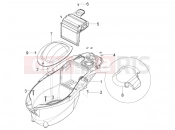 Helmet huosing - Undersaddle - Piaggio Typhoon 50 4T 4V (USA / CA) 2022