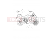 Bodywork - Decals - Triumph DAYTONA 600 & 650 2008