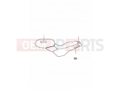 TRIUMPH TRIDENT Decals Silver & Cobalt Blue