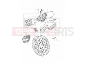 Triumph 2001 THUNDERBIRD SPORT Front Brake Caliper & Discs