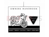 Triumph 1995 SPEED TRIPLE (CARBS) Owners Handbook 1994 Models