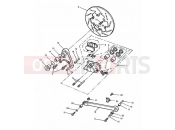 Triumph 1995 SPEED TRIPLE (CARBS) Rear Brake Caliper & Disc