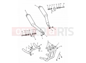 Triumph 1995 SPEED TRIPLE (CARBS) Exhaust System 29156