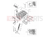 Triumph 1996 SPEED TRIPLE (CARBS) Cylinder Head & Valves