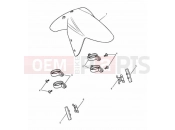 Front Mudguard - Triumph SPEED TRIPLE 141872 > 210444 2003
