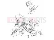 Rear Mudguard & Battery Box - Triumph SPEED TRIPLE 141872 > 210444 2003