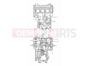 Crankcase Fixings - Triumph SPEED TRIPLE 141872 > 210444 2003