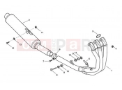 Exhaust System - Triumph SPEED TRIPLE 141872 > 210444 2003