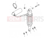 Triumph 2007 SPEED TRIPLE 210445 > 461331 Rear Suspension Unit