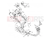 Triumph 2007 SPEED TRIPLE 210445 > 461331 Exhaust System 281466