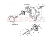 Starter Drive Gears - Triumph SPEED TRIPLE 210445 > 461331 2009