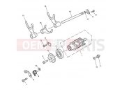 Gear Selector Drum 340169 - Triumph SPEED TRIPLE 210445 > 461331 2009