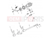 Gear Selector Drum 563846 - Triumph SPEED TRIPLE 461332 > 735437 2011