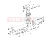 TRIUMPH SPEED TRIPLE 461332 > 735437 Rear Suspension Unit & Linkage