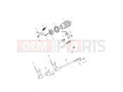 Triumph 2014 SPEED TRIPLE R > 735336 Gear Selector Drum 563846