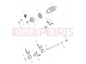 Triumph 2017 SPEED TRIPLE R - 735337 > Gear Selector Drum