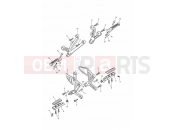 Triumph 2002 SPEED FOUR Footrests & Mountings