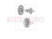 Triumph 2021 STREET TWIN Chrome Wheels Kit