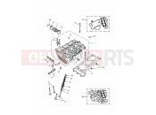 Cylinder Head & Valves - Triumph SPRINT CARBS 1998