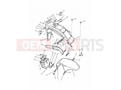 Mudguards, Chainguard, Battery Box Sport - Triumph SPRINT CARBS 1998