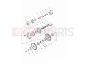 Alternator, Starter Drive Gears - Triumph SPRINT CARBS 1998