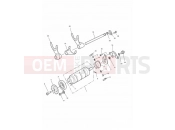 Triumph 2001 SPRINT RS > 139276 Gear Selector Drum
