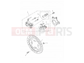Triumph 2001 SPRINT ST > 139276 Rear Brake Disc & Caliper