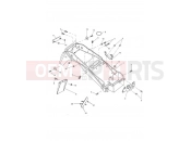 Rear Mudguard & Battery Box - Triumph SPRINT ST 139277 > 208166 2002