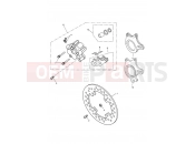 Triumph 2008 SPRINT ST 208167 > Rear Brake Caliper & Disc