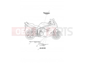 Triumph 2009 SPRINT ST 208167 > Bodywork - Decals