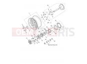 Triumph 2021 ROCKET 3 R Rear Wheel, Final Drive