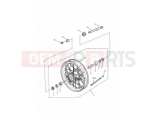 Front Wheel - Triumph ADVENTURER 1997